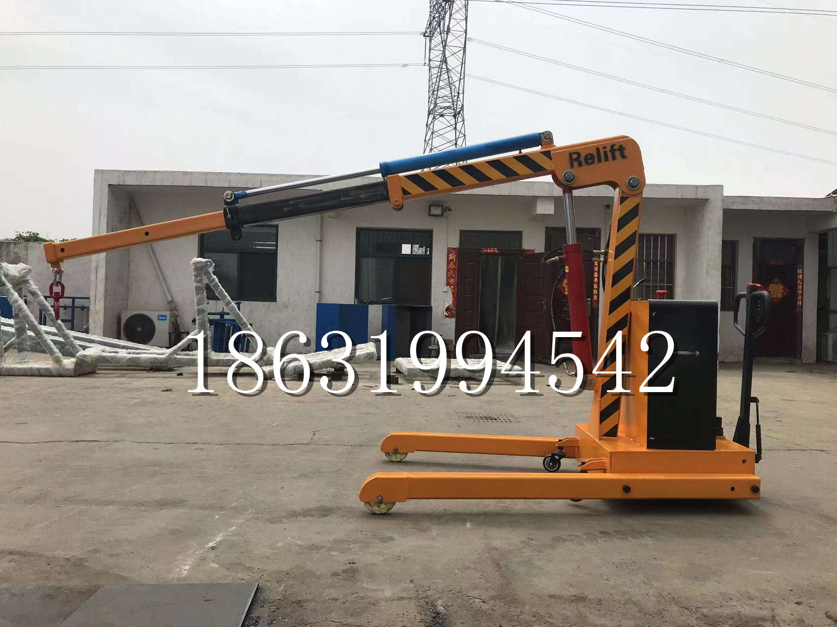 锡林郭勒盟久征定做3吨三轮随车吊 农用园林绿化移树吊 平板工程用小吊机